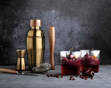 Frozen Cherry Christmas cocktail