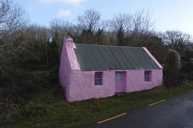Tiny pink cottage for sale in the West of Ireland for just $100,000