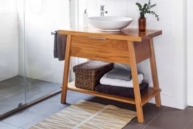 How to make timber work in the bathroom