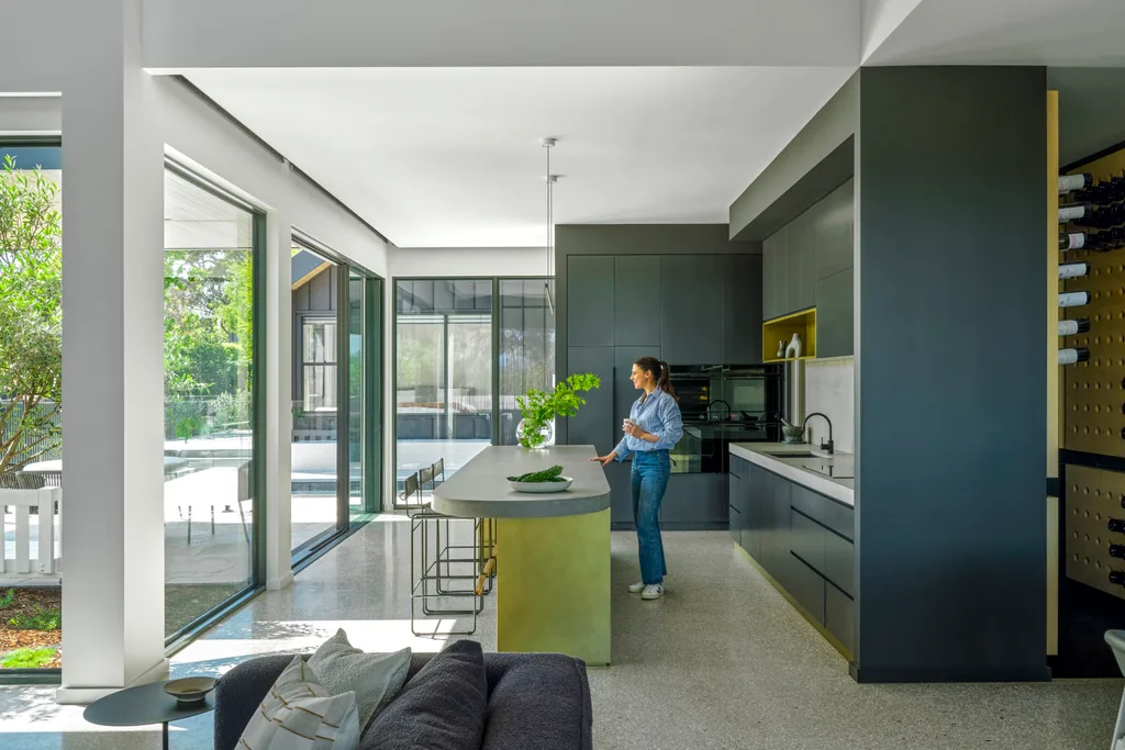 Inside the kitchen of a Canberra home.
