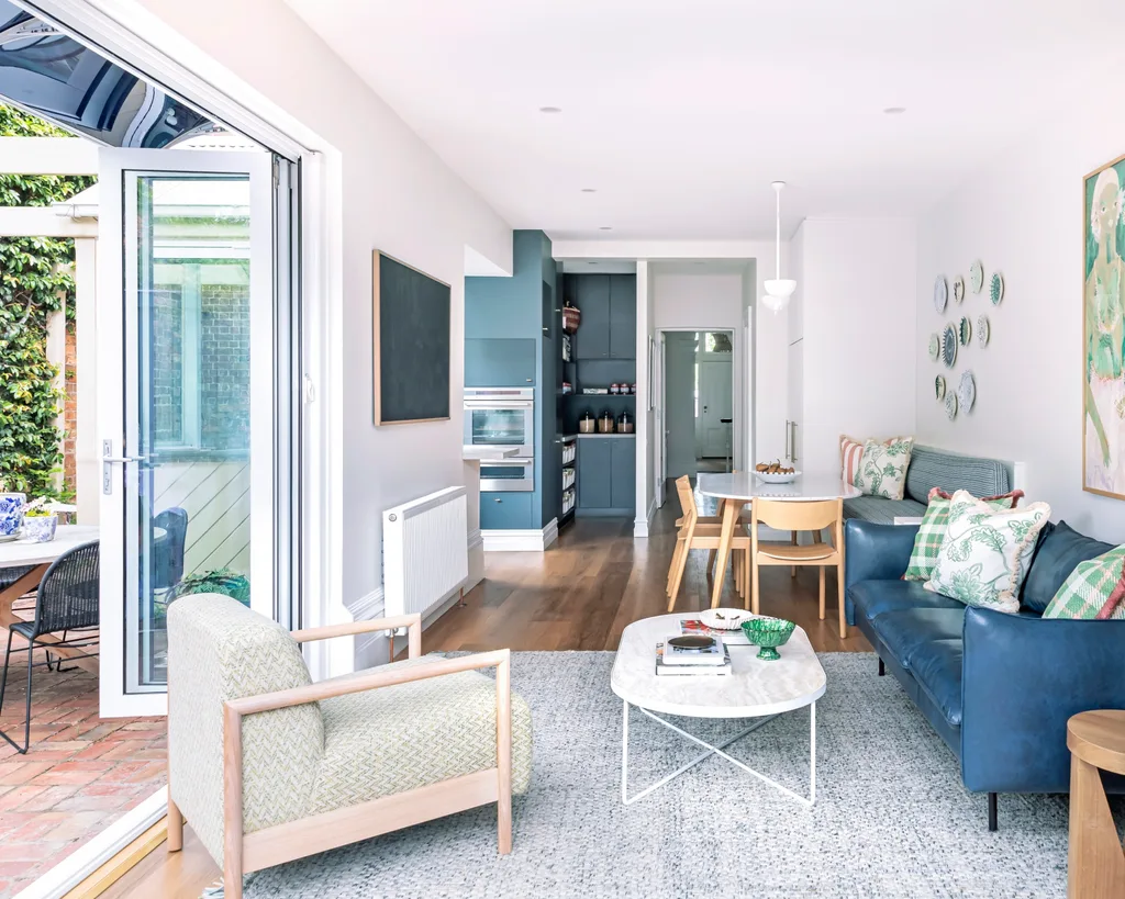 South Melbourne Victorian Tennis informal living room. 
