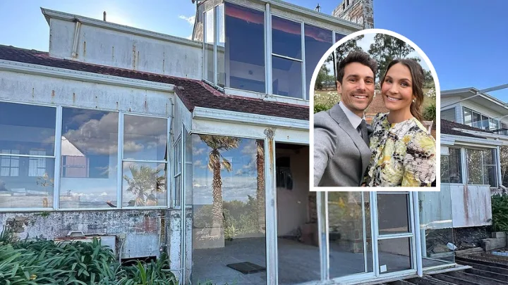 The first before-and-after shots of Matty J and Laura’s home makeover are in