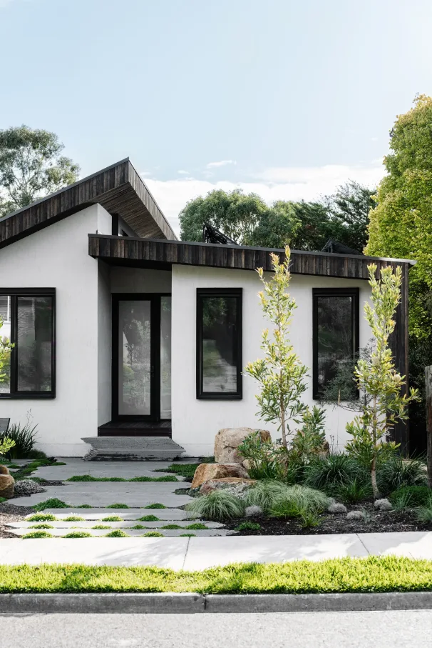 A sustainable home made from hempcrete.